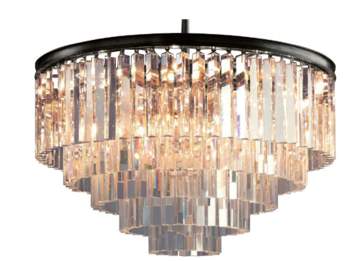 люстра odeon 5 rings черное основание в Архангельске