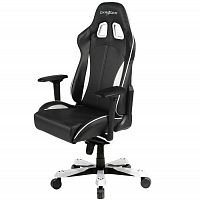 кресло геймерское dxracer king ks57 черно-белое в Архангельске