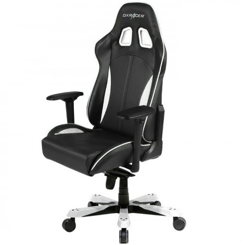 кресло геймерское dxracer king ks57 черно-белое в Архангельске