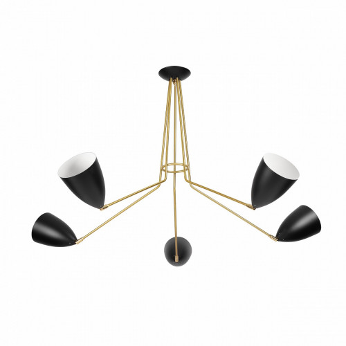 потолочный светильник el111b черный/золотой в Архангельске