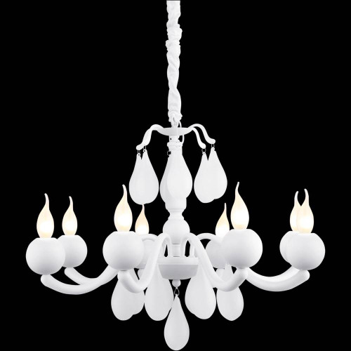 подвесная люстра arte lamp sigma a3229lm-8wh в Архангельске