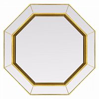 зеркало золотое венецианское восьмиугольное espresso gold в Архангельске