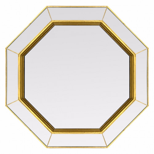 зеркало золотое венецианское восьмиугольное espresso gold в Архангельске