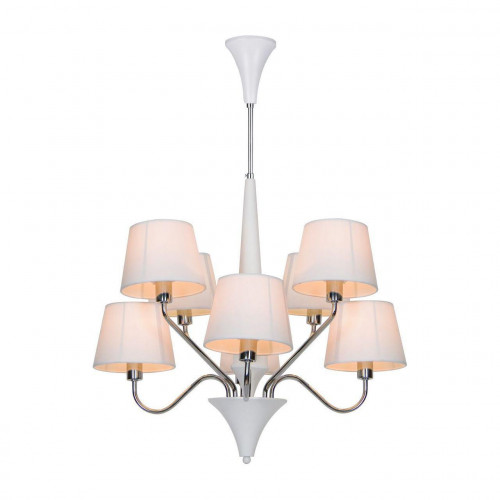 подвесная люстра arte lamp a1528lm-8wh белая в Архангельске