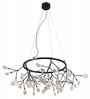 подвесная светодиодная люстра crystal lux evita sp45 d черная в Архангельске
