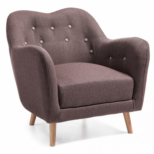 кресло kamin темно-коричневое в Архангельске