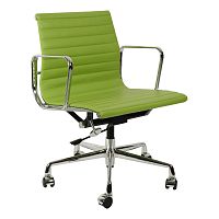 кресло eames style салатовая кожа в Архангельске
