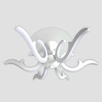 потолочная светодиодная люстра ambrella light orbital classic fk77/6 wh 200w d720 в Архангельске