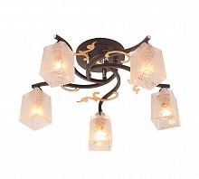 потолочная люстра idlamp edda 206/5pf-blackchrome в Архангельске