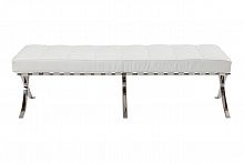 оттоманка barcelona loveseat белая в Архангельске