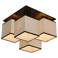 потолочная люстра arte lamp quadro a4402pl-4bk в Архангельске