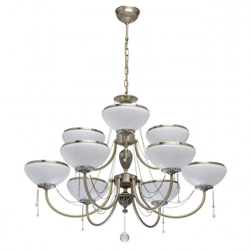подвесная люстра mw-light фелиция 347019309 белая в Архангельске