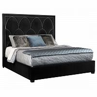 кровать двуспальная 180х200 черная petals queen в Архангельске