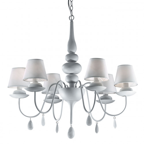 подвесная люстра ideal lux blanche sp6 bianco в Архангельске