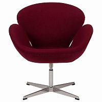 кресло swan chair бордовая в Архангельске