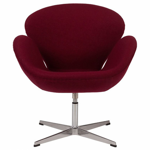 кресло swan chair бордовая в Архангельске