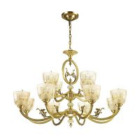 подвесная люстра odeon light piemont 3998/12 белая в Архангельске