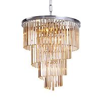 люстра helix amber от delight collection хром/янтарная в Архангельске