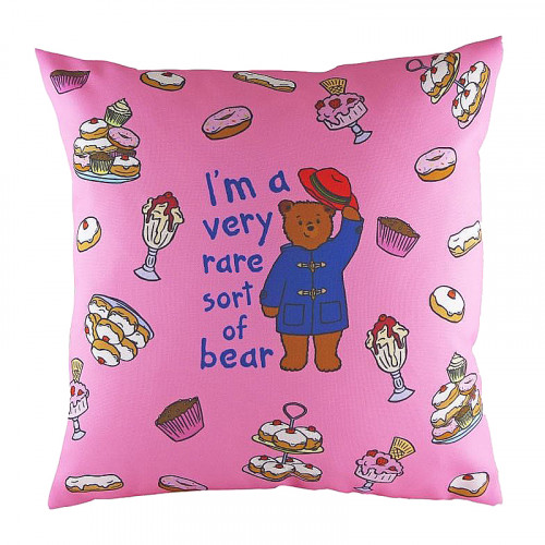 подушка с принтом paddington bear pink в Архангельске
