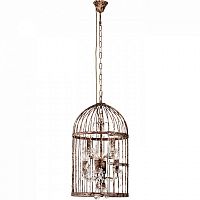подвесной светильник cage chandelier коричневый в Архангельске