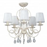 потолочная люстра vitaluce v1186/5pl белая в Архангельске