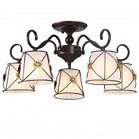 потолочная люстра arte lamp 72 a5495pl-5br в Архангельске