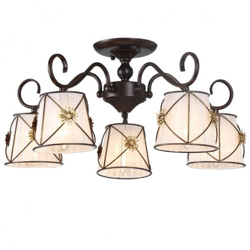 потолочная люстра arte lamp 72 a5495pl-5br в Архангельске