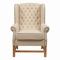 кресло мягкое с ушами french provincial armchair бежевое в Архангельске