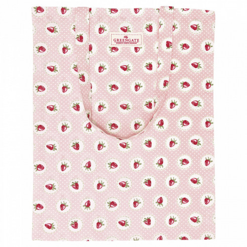 сумка хлопковая strawberry pale pink в Архангельске