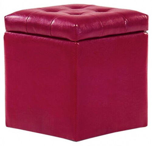 пуф шарм-дизайн шарм с ящиком красный в Архангельске