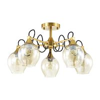 потолочная люстра lumion megan 3777/5c желтая в Архангельске