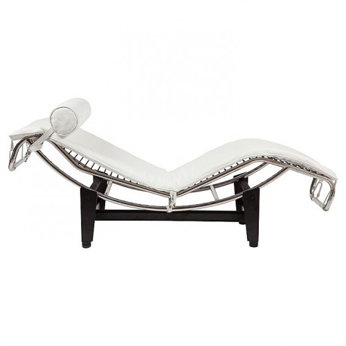шезлонг chaise longue lc4 белый в Архангельске