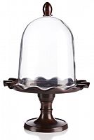 сервировочный поднос с куполом crystal dome dark в Архангельске