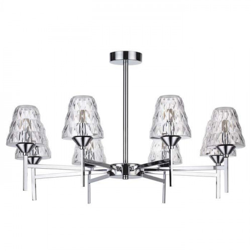 потолочная светодиодная люстра lumion gerana 3598/48cl хром в Архангельске