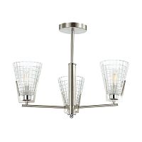 потолочная люстра lumion janna 4409/3c матовый никель, белая в Архангельске