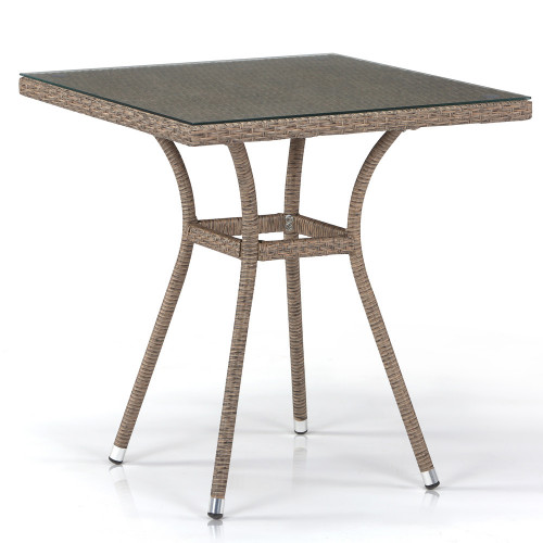 стол из иск. ротанга t282bnt-w56-70x70 light brown в Архангельске