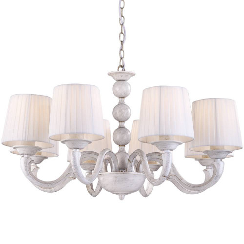 подвесная люстра arte lamp alba a9395lm-8wg в Архангельске
