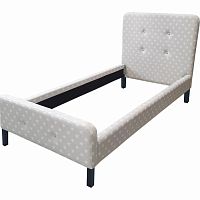 кровать button tufted flannelette 90х200 в Архангельске