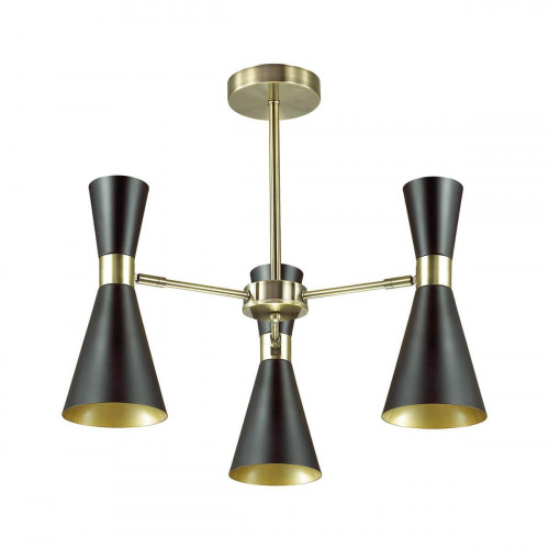 потолочная люстра lumion quinn 3662/3c черная в Архангельске