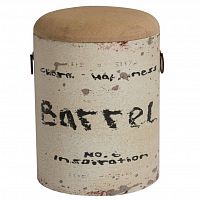 столик-табурет barrel white бежевый в Архангельске