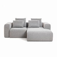 диван blok sofa 2 правый угол светло-серый от la forma (ex julia grup) в Архангельске