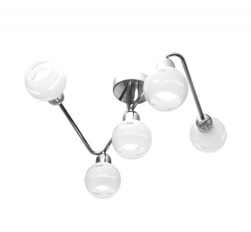 потолочная люстра idlamp agostina 361/5a-whitechrome в Архангельске