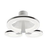 потолочный светодиодный светильник idlamp jenevra 397/3pf-ledwhitechrome в Архангельске
