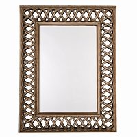 зеркало прямоугольное настенное латунь cross stitch framed в Архангельске
