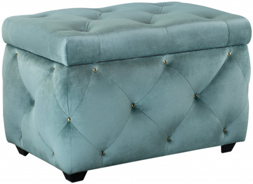 сундук leset classic-е64 велюр yd-25b бирюзовый/ножки пластик в Архангельске