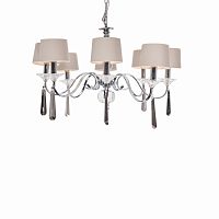 люстра nickel and black crystal 8 плафонов хром в Архангельске