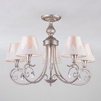 потолочная люстра eurosvet incanto 60069/5 серебро в Архангельске