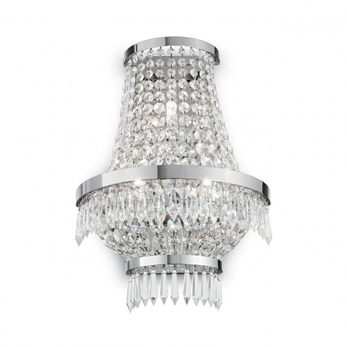 настенный светильник ideal lux caesar ap3 cromo в Архангельске
