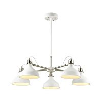подвесная люстра odeon light lurdi 3331/5 белая в Архангельске