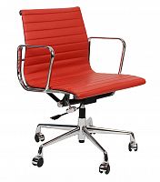 кресло eames style красная кожа в Архангельске